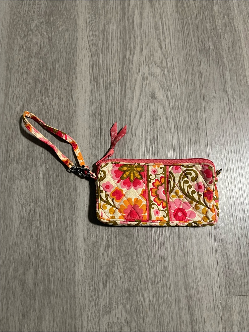 Vera Bradley Floral Quilted Wristlet